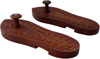 Hand Carved Wooden Paduka Hindu Religious Artifact Indian Handicrafts Crafts