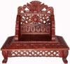 Wooden Chowki - Indian Art Craft Handicrafts Wooden Hand Carved Figure