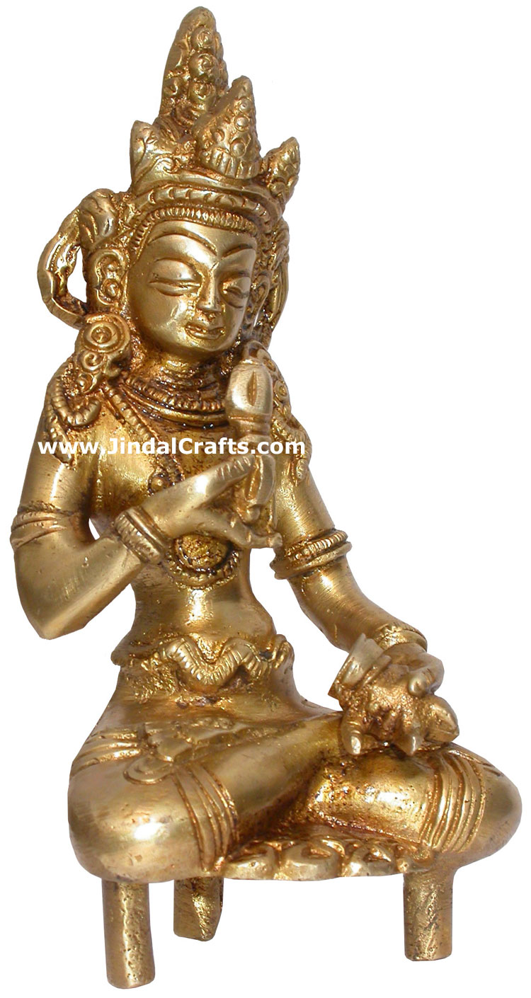 Brass Religious Figure Indian Art