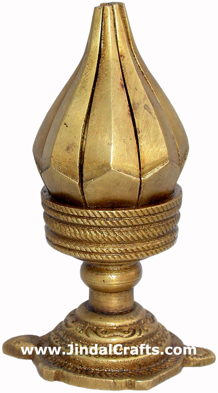 Lotus Candle Holder Diya - Folding Candle Stand Tradtional Art India