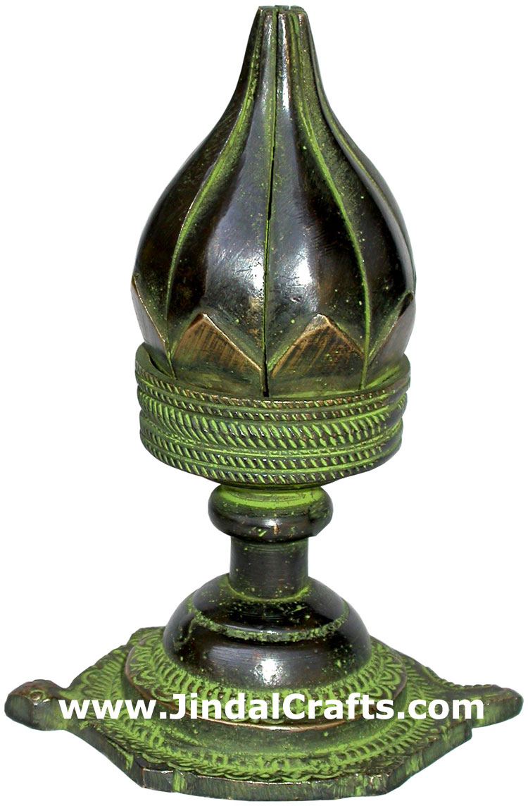 Lotus Candle Holder Diya - Folding Candle Stand Tradtional Art India