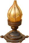 Lotus Candle Holder Diya - Folding Candle Stand Tradtional Art India