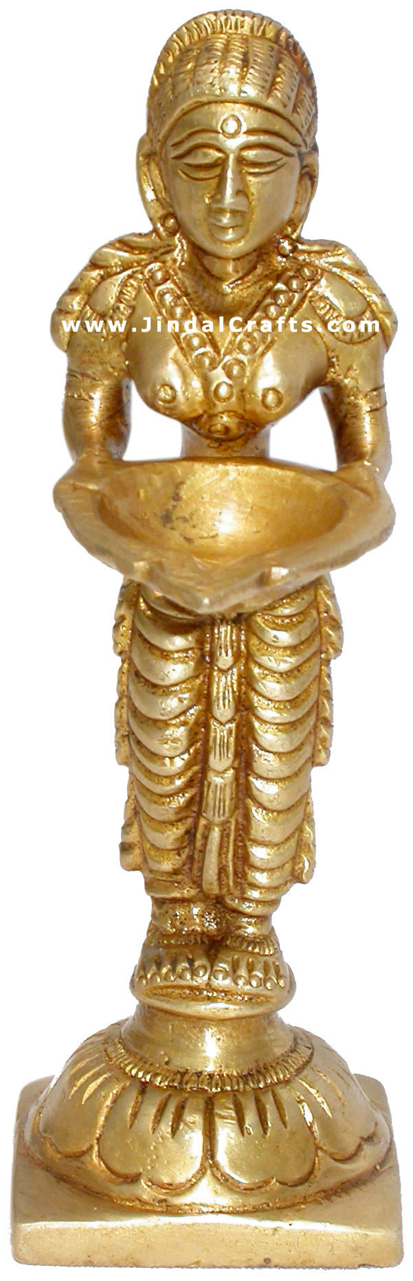 Nagkanya Deepak Indian Religious Lighting Statue Art