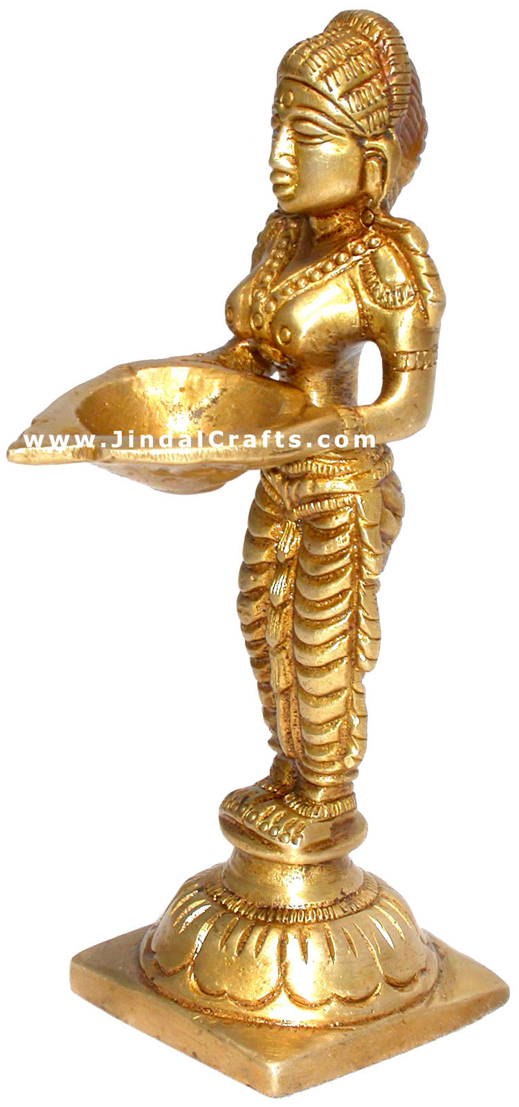 Nagkanya Deepak Indian Religious Lighting Statue Art