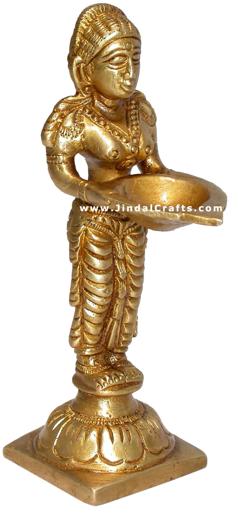 Nagkanya Deepak Indian Religious Lighting Statue Art