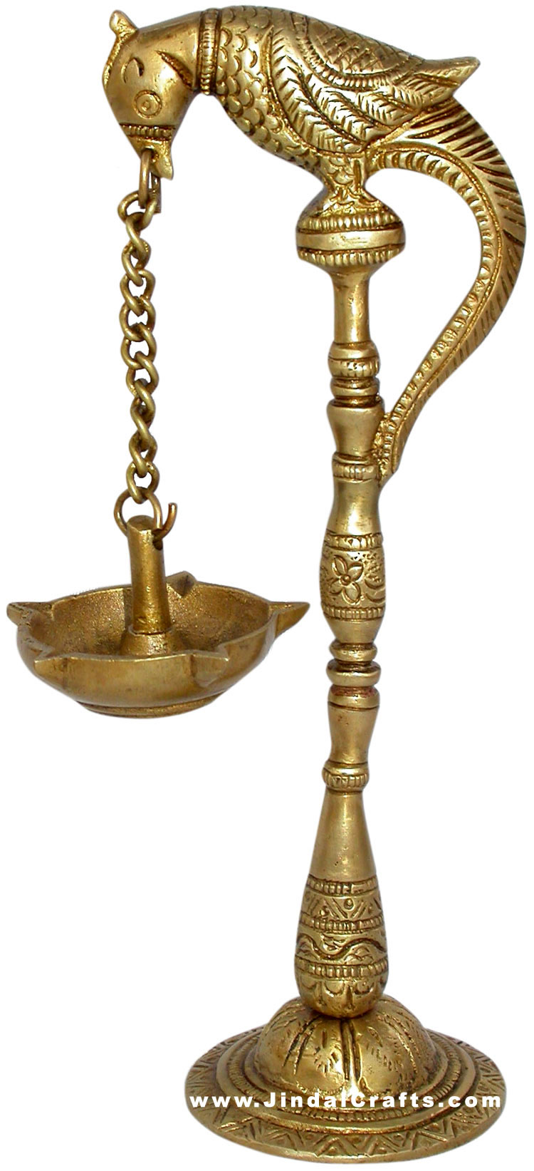 Peacock Diya Deepak Light Lamp Indian Traditional