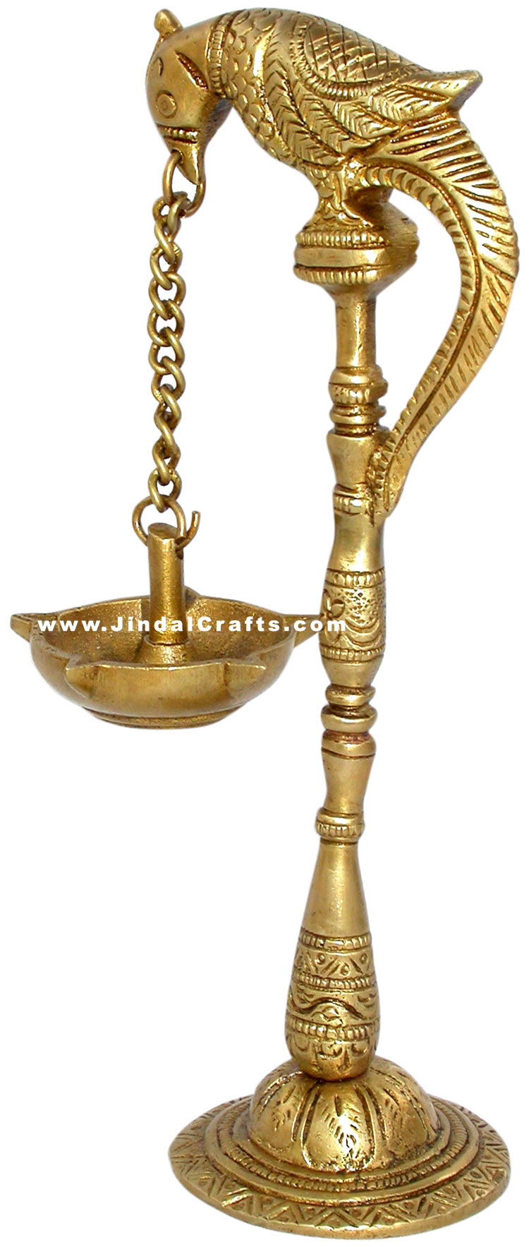 Peacock Diya Deepak Light Lamp Indian Traditional