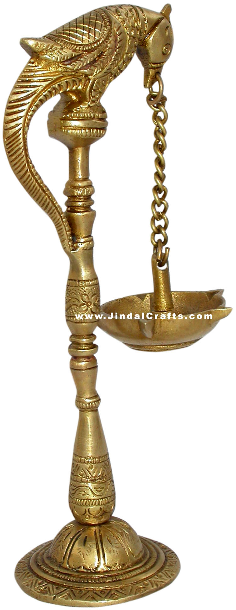 Peacock Diya Deepak Light Lamp Indian Traditional