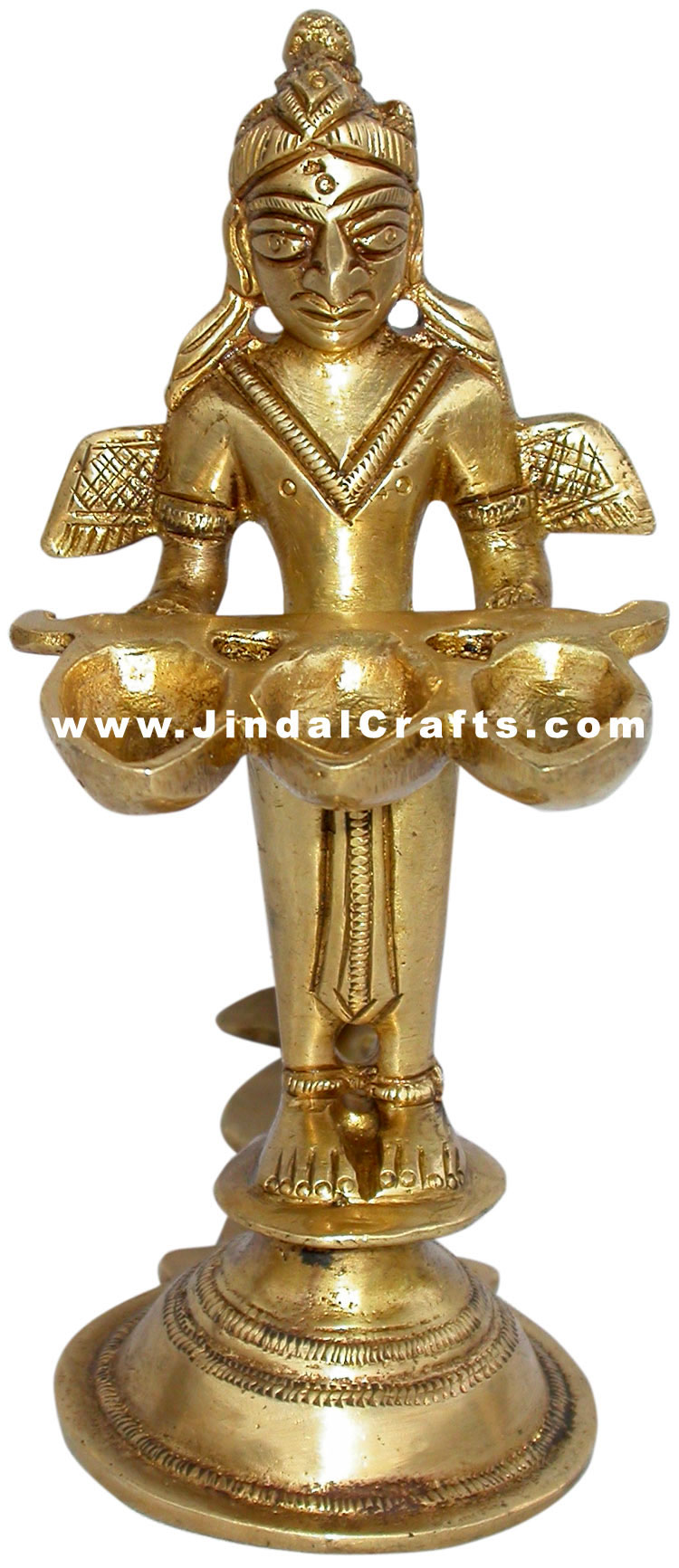 Diya Deepak Indian Religious Traditional Brass Artifact