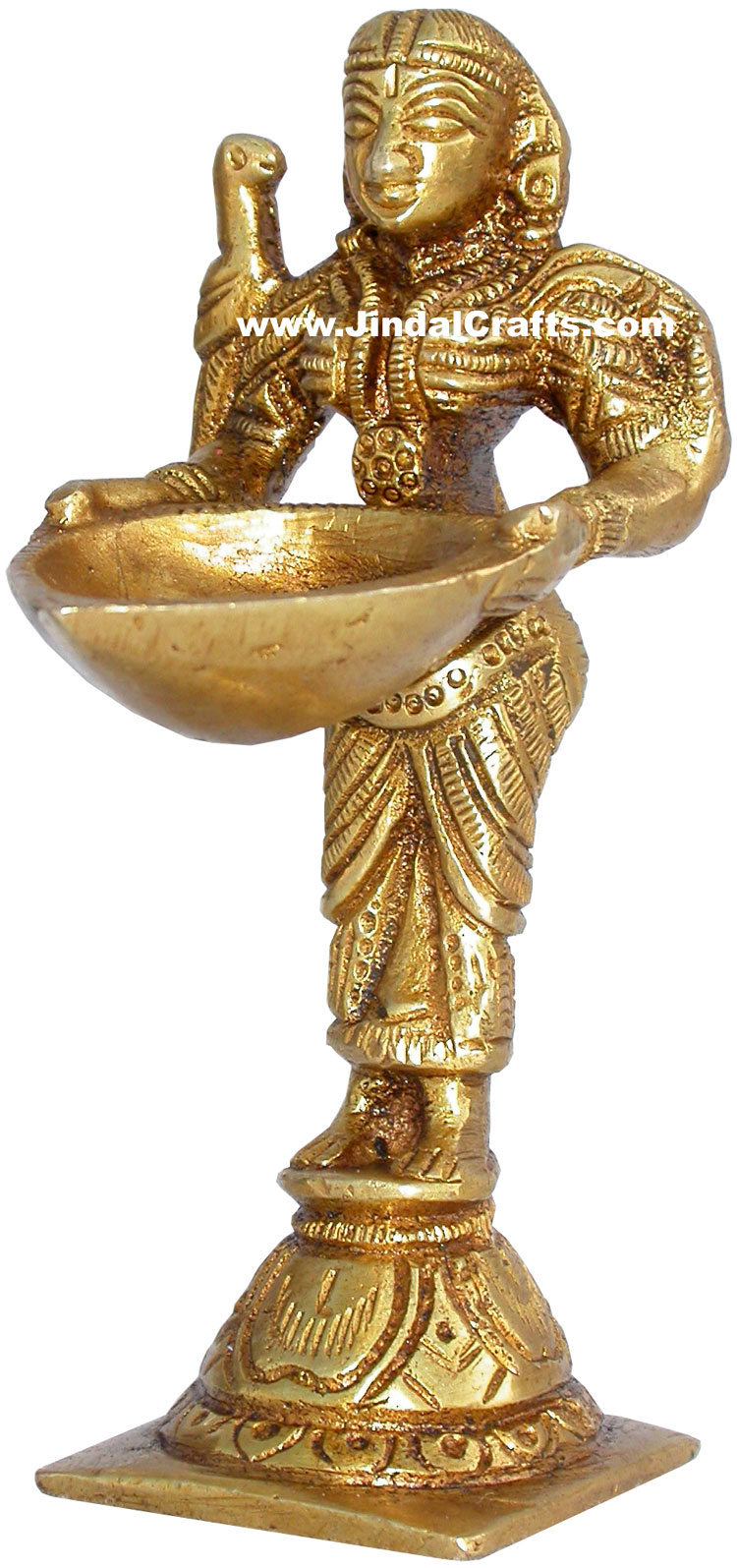 Handmade Brass Oil Lamp Home Decor Artifact Indian Handicrafts Crafts Arts