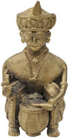 Musical Set - Tribal Dhokra Metal Artifact from India