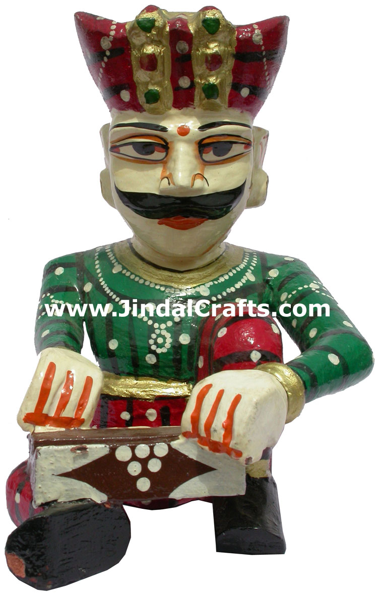Handmade India Musician Set India Traditional Art Decor