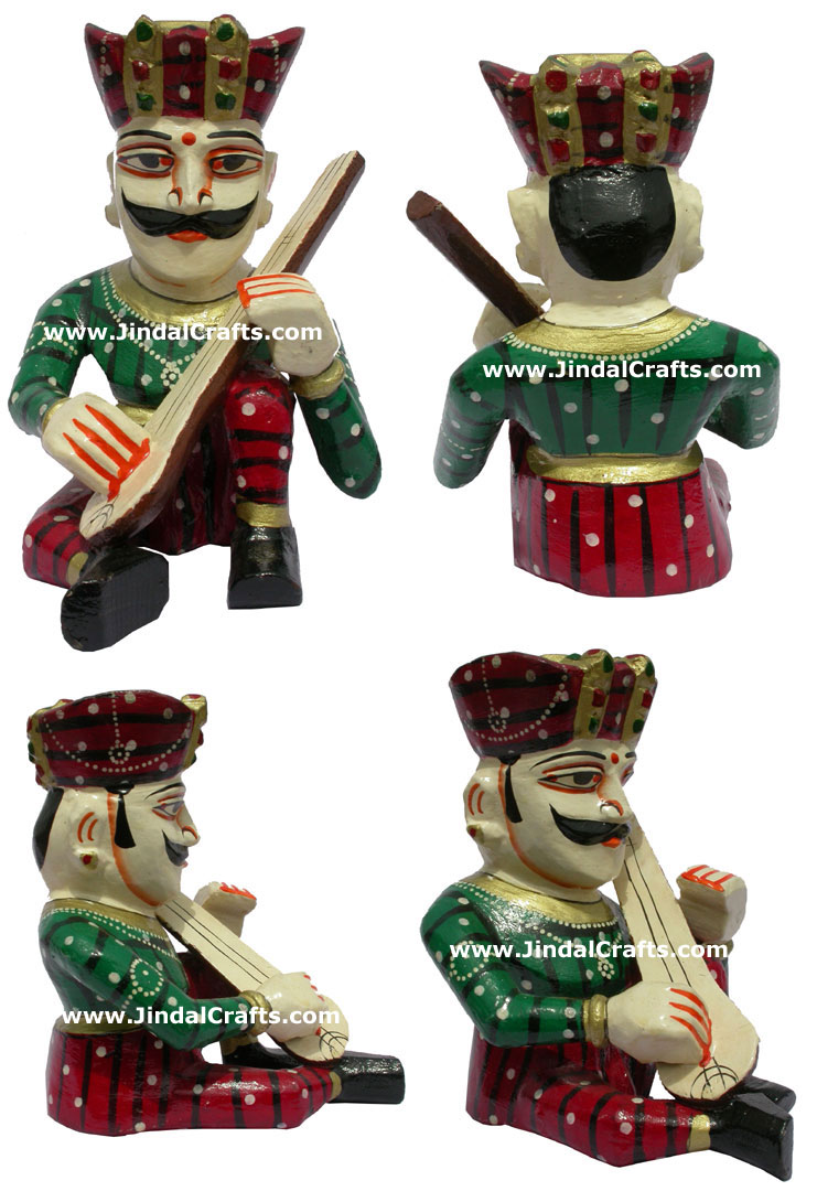 Handmade India Musician Set India Traditional Art Decor