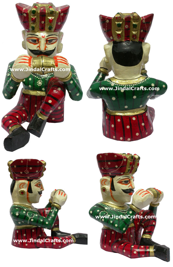 Handmade India Musician Set India Traditional Art Decor