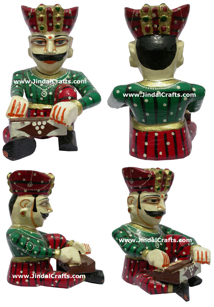 Handmade India Musician Set India Traditional Art Decor