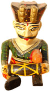 Musical Set - Traditional Indian Wood Carved Hand Made