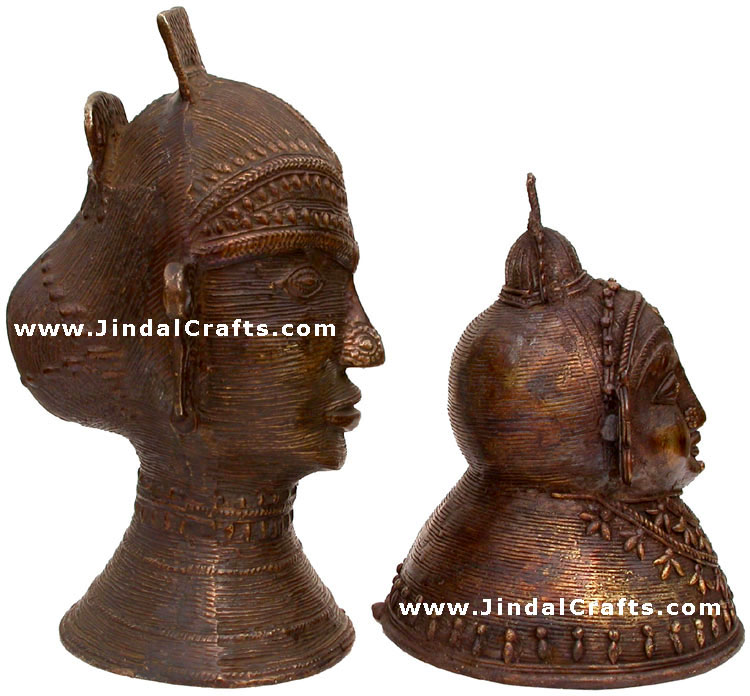 Tribal Pair - Indian Tribal Artifact Home Decoration