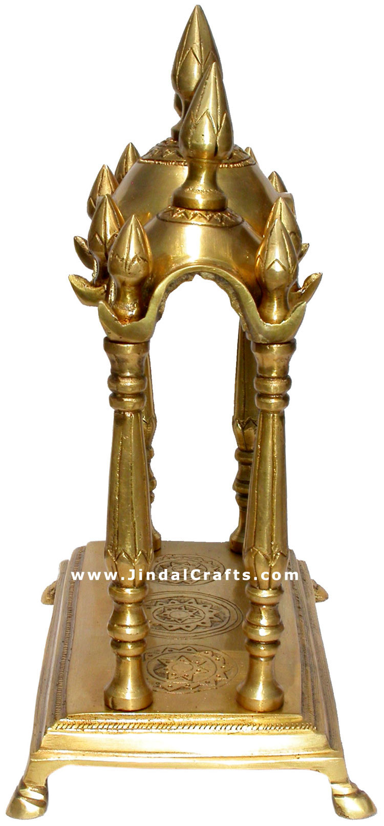 Brass Temple Indian God Religious Artifact India Handicrafts Crafts Arts Decor