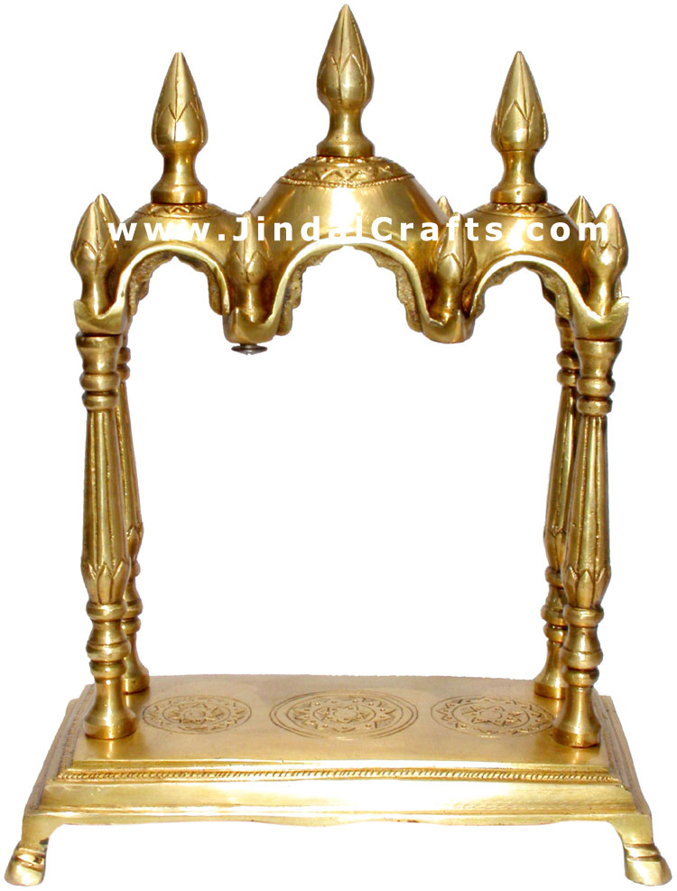 Brass Temple Indian God Religious Artifact India Handicrafts Crafts Arts Decor