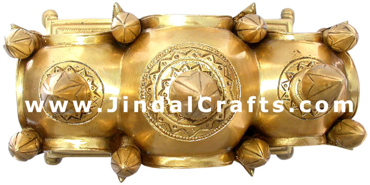 Brass Temple Indian God Religious Artifact India Handicrafts Crafts Arts Decor