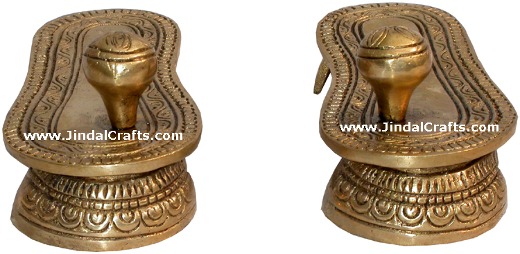 Charan Paduka Bharat Vishnu Hindu God Ritual Items Arts