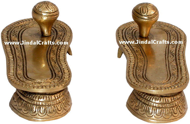 Charan Paduka Bharat Vishnu Hindu God Ritual Items Arts