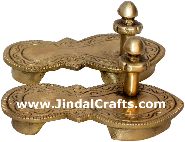 Charan Paduka Bharat Vishnu Hindu God Ritual Items Arts