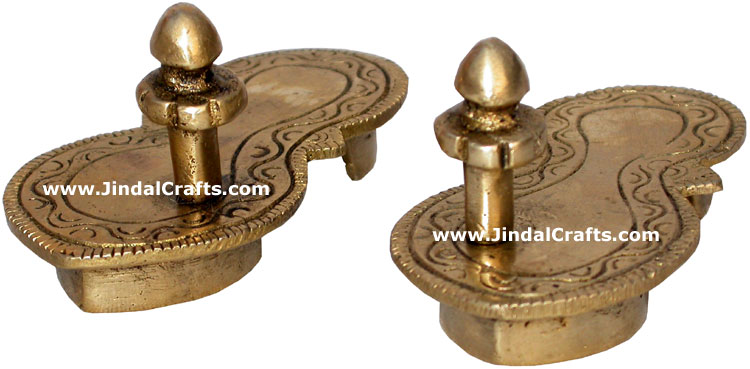 Charan Paduka Bharat Vishnu Hindu God Ritual Items Arts
