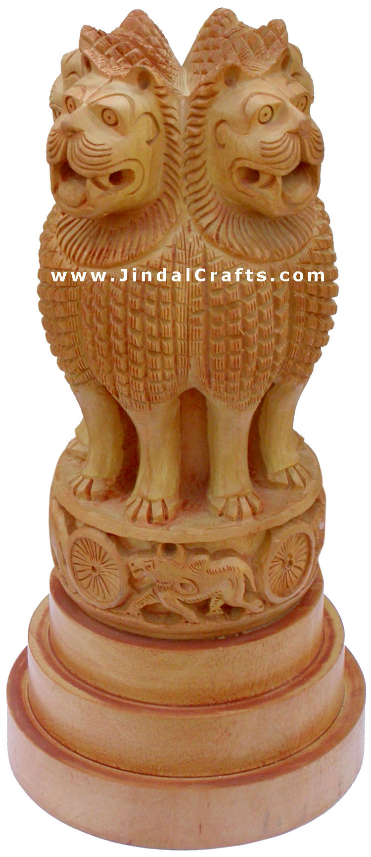 Ashoka Head Hand Carved National Symbol of India