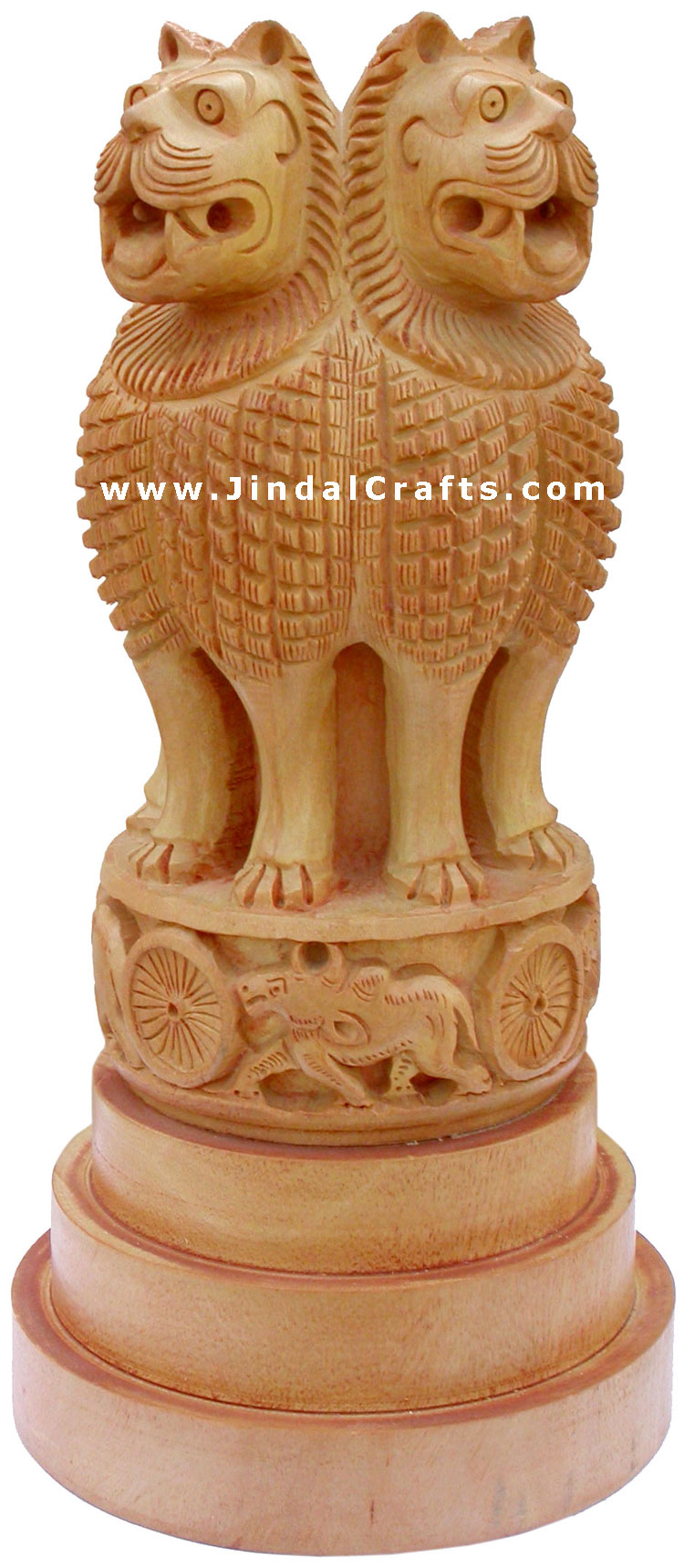 Ashoka Head Hand Carved National Symbol of India