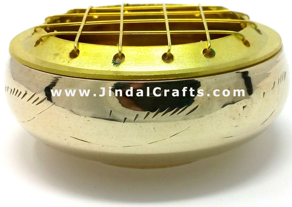 Decorative Brass made Resin Charcoal Incense Cones Bakhour Burners from India