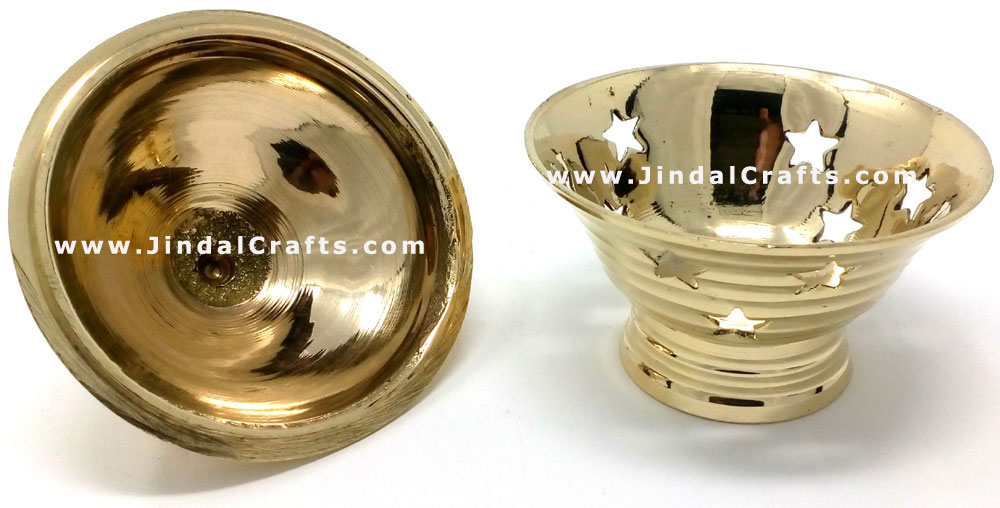 Decorative Brass made Resin Charcoal Incense Cones Bakhour Burners from India