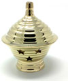 Decorative Brass made Resin Charcoal Incense Cones Bakhour Burners from India