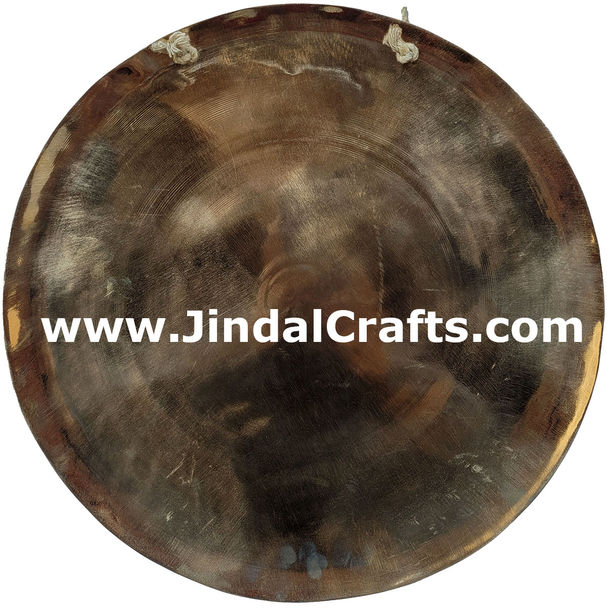 Hand Beaten Gong Bronze Bell India Buddhist Handicrafts