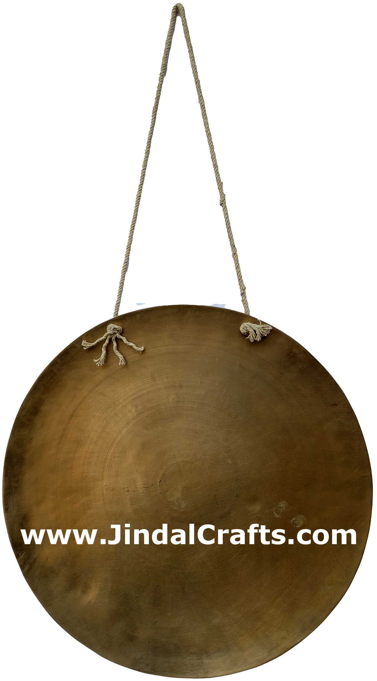 Hand Beaten Gong Bronze Bell India Buddhist Handicrafts