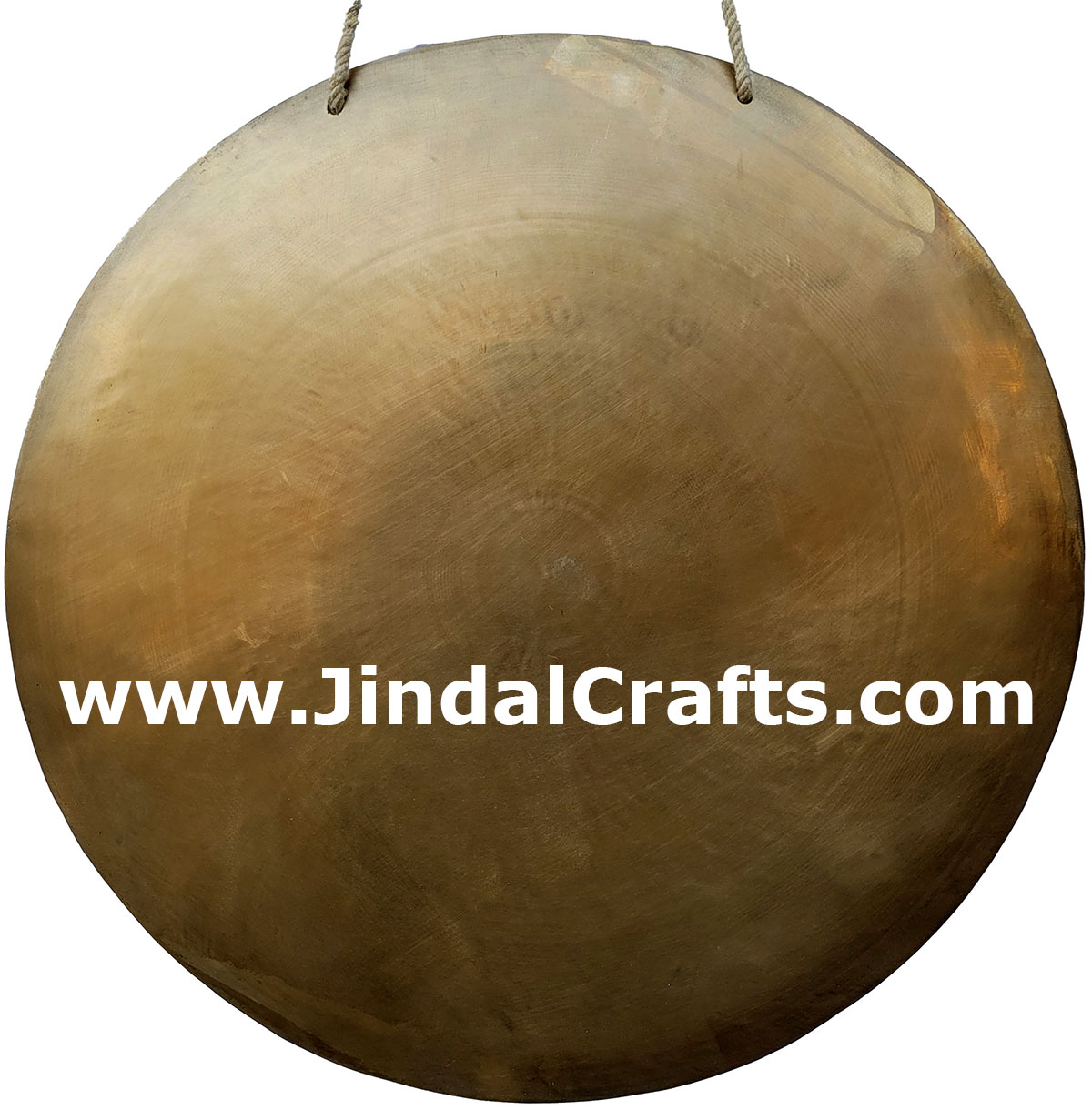 Hand Beaten Gong Bronze Bell India Buddhist Handicrafts