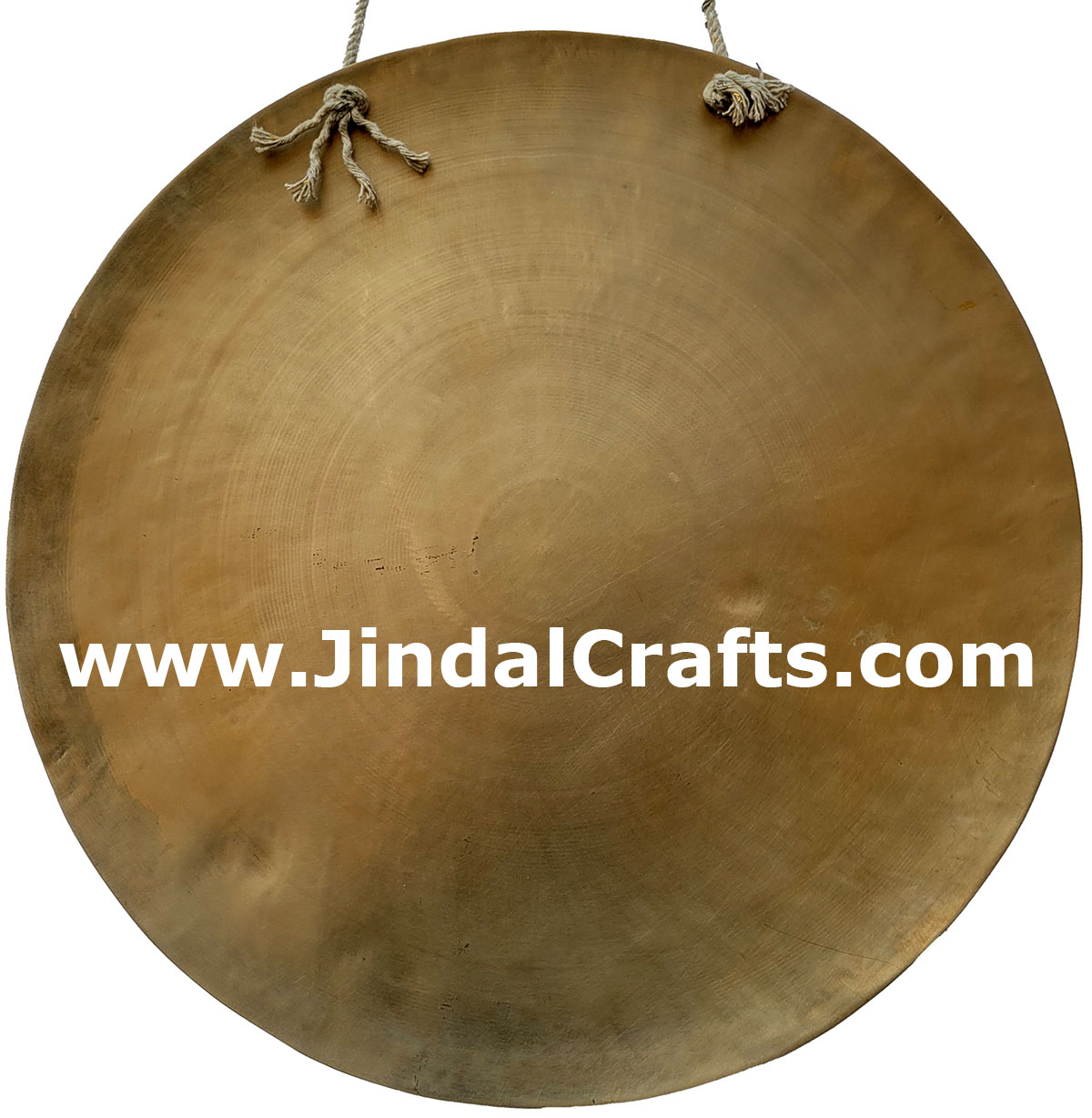 Hand Beaten Gong Bronze Bell India Buddhist Handicrafts
