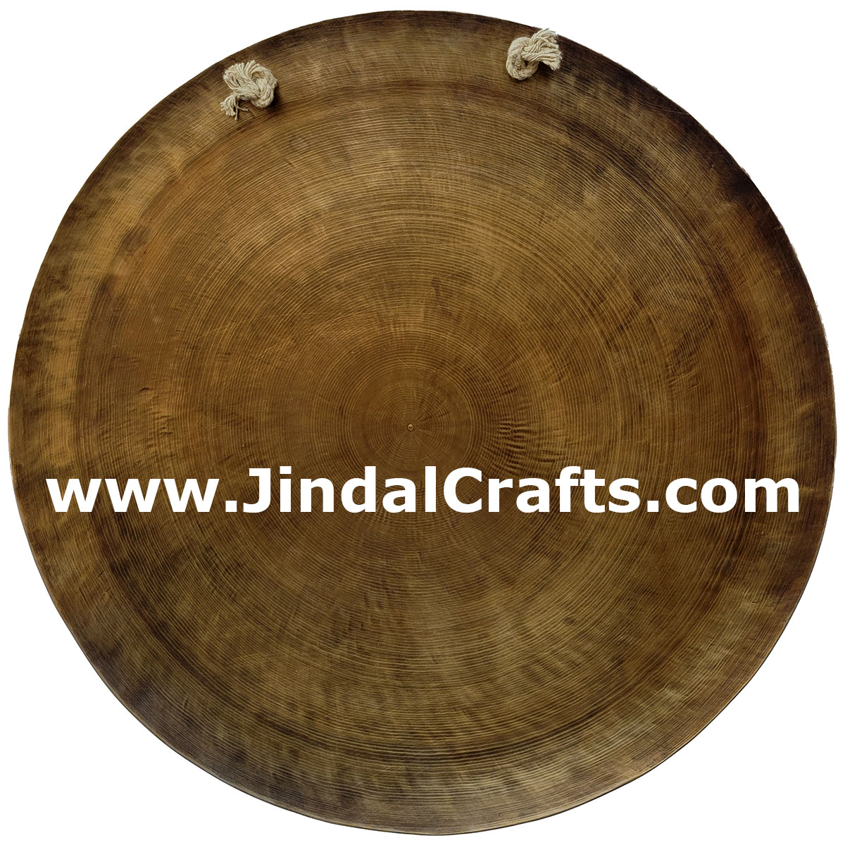 Hand Beaten Gong Bronze Bell India Buddhist Handicrafts