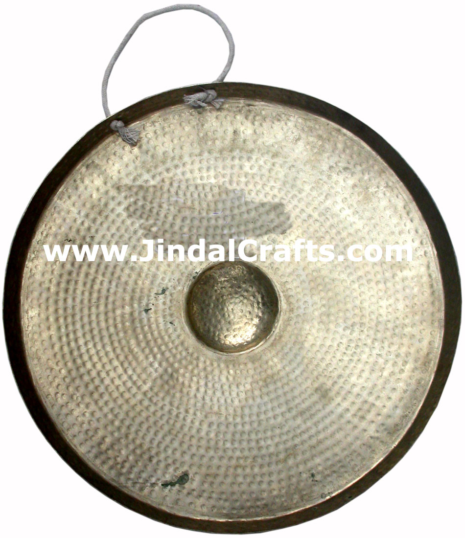 Gong - Hand Carved Indian Art Craft Handicraft Home Decor Copper