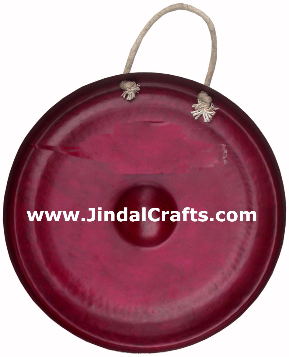 Gong - Hand Carved Indian Art Craft Handicraft Home Decor Copper