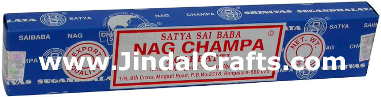 World Renowned Satya Saibaba Nagchampa Incense Sticks