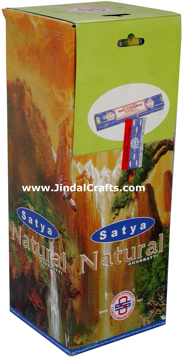 Renowned Satya Saibaba Nagchampa Natural Incense Sticks