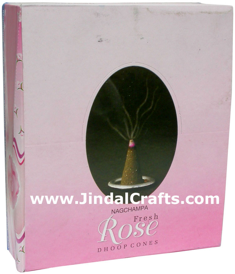 Satya Saibaba Nagchampa Rose Incense Dhoop Cones