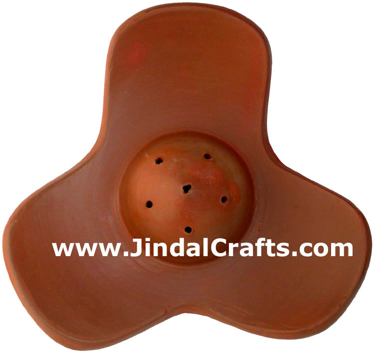 Handmade Terracotta Incense Holder India Art