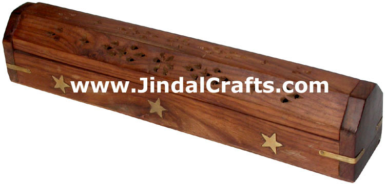 Incense Holder - Hand Carved Wooden Indian Art