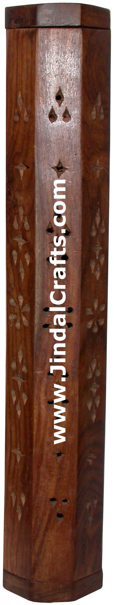 Incense Holder - Hand Carved Wooden Indian Art