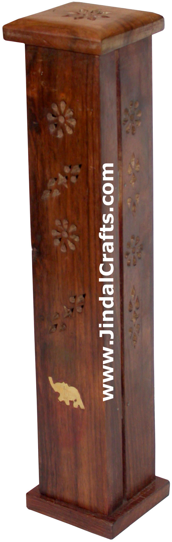 Incense Holder - Hand Carved Wooden Indian Art