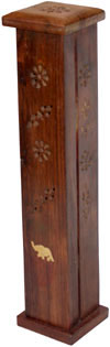 Incense Holder - Hand Carved Wooden Indian Art
