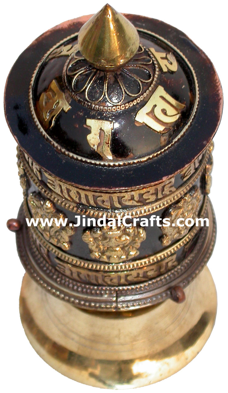 Prayer Wheel Tibetan Buddhism Religious Ritual Crafts