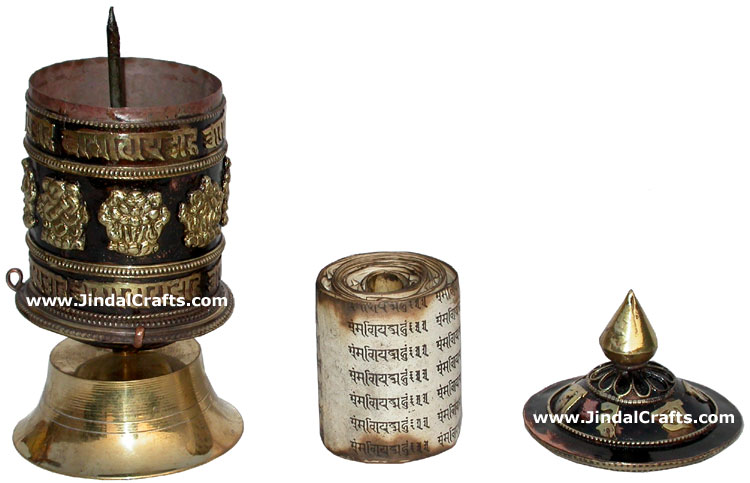 Prayer Wheel Tibetan Buddhism Religious Ritual Crafts